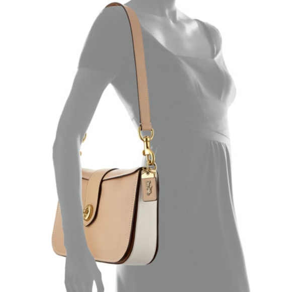 Page 27 Colour Block Leather Bag - Picture 11 of 12